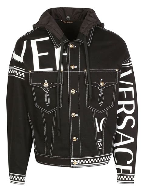 versus versace jacket ggdv print denim jacket 1994